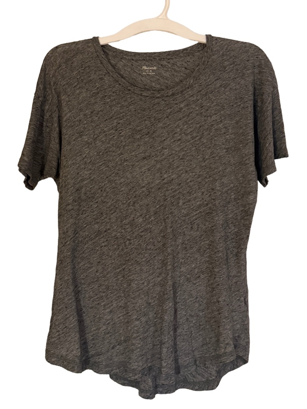 Madewell 100% Cotton Everyday Soft Crewneck Tee - Gray